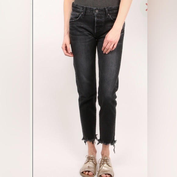 Moussy Vintage Staley Tapered Leg Preppy Quiet Luxury Coastal Cowgirl Jeans 24 - Picture 1 of 8